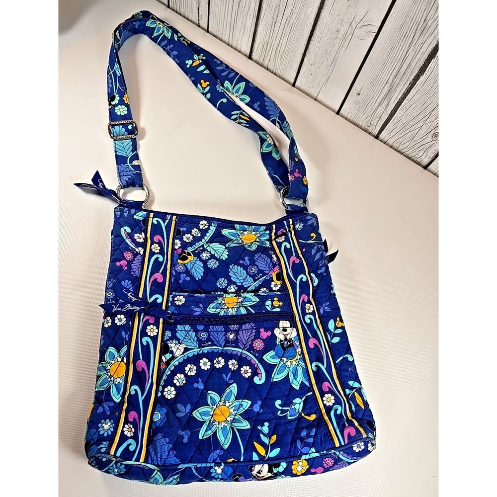 Vera Bradley Disney Dreaming Mickey Minnie Hipster Crossbody Bag Purse Parks